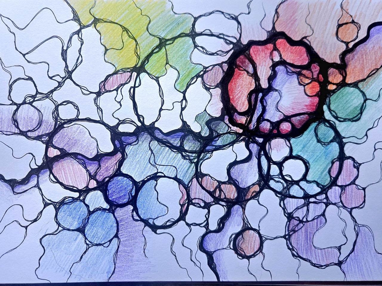 Rysunek neurograficzny uczestniczki cyklu
