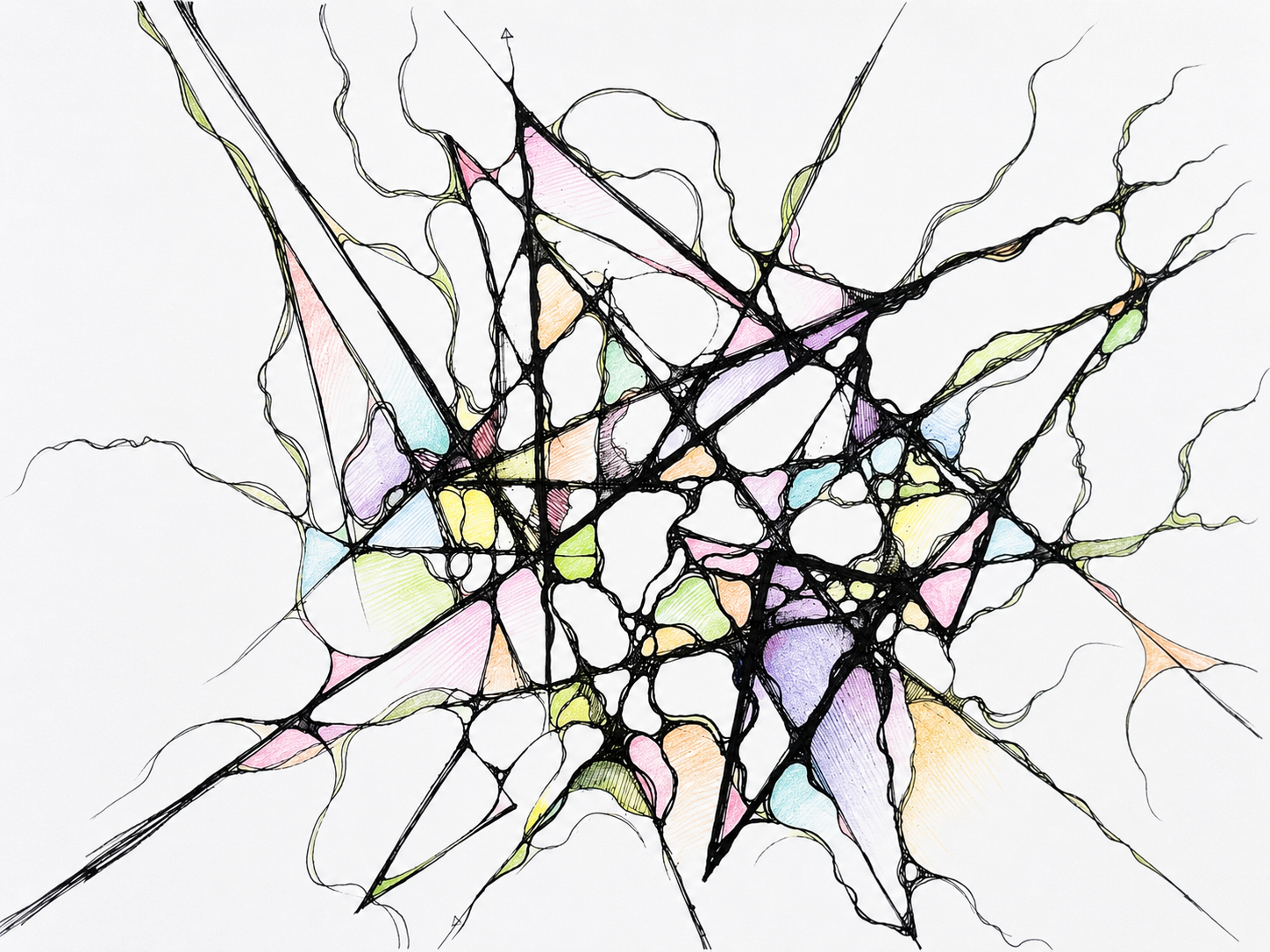 Rysunek neurograficzny oparty na trójkątach